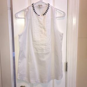 NWOT J Crew Jeweled Top